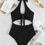 Thumbnail: "High Waist Lace Up" Swimsuit