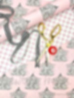 Pink Carousel/Polka Dot Wrap Sheet