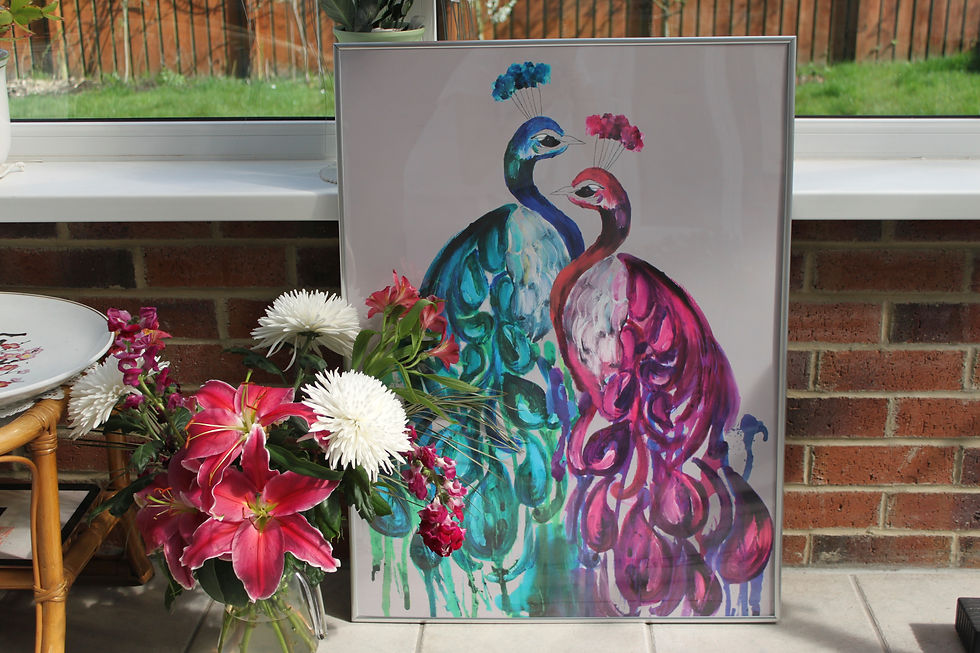 Thumbnail: Peacock Bejewelled - Print
