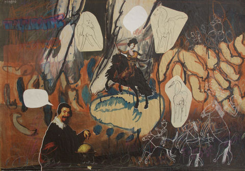 Realismo Trágico, arte contemporáneo mexicano en técnica mixta.