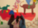 Volunteer artist Mike Benevenia joined us in painting a wall of Katkatha studios