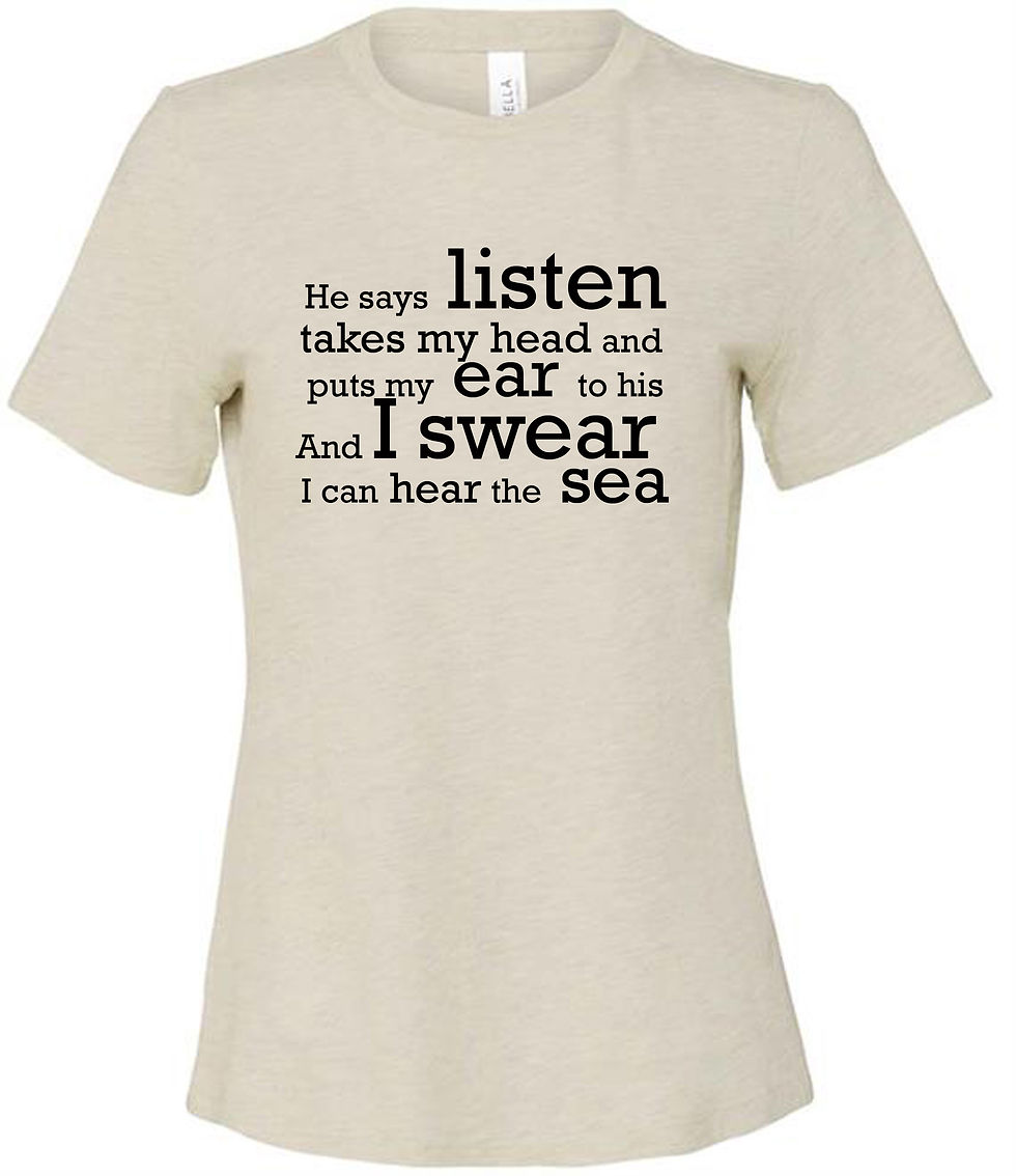 Thumbnail: Bespoke James lyrics T-shirt