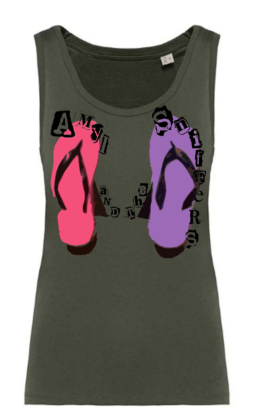 Thumbnail: Amyl and the Sniffers inspired thong bikini - Punky vest