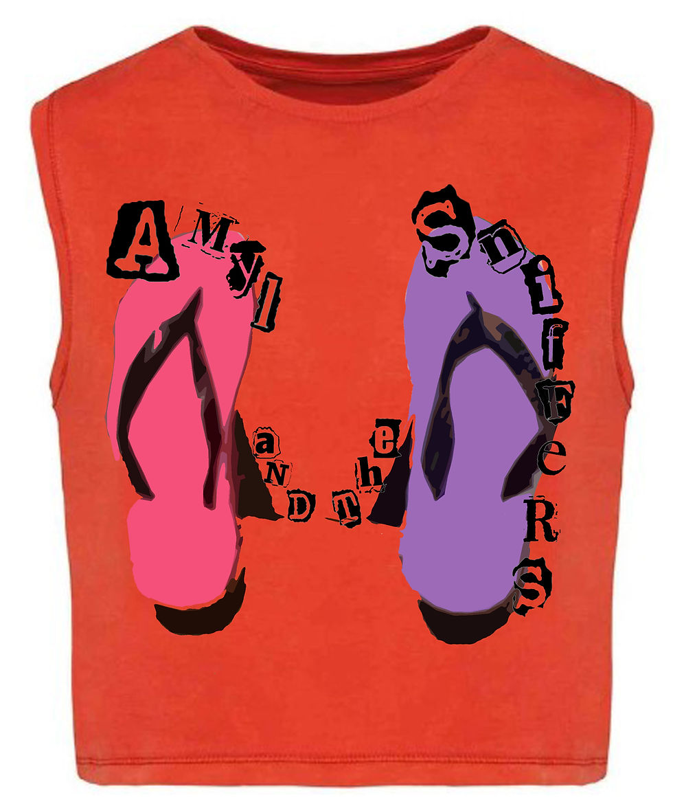 Thumbnail: Amyl and the Sniffers inspired thong bikini - Punky vest