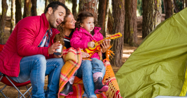 Camping Australia family