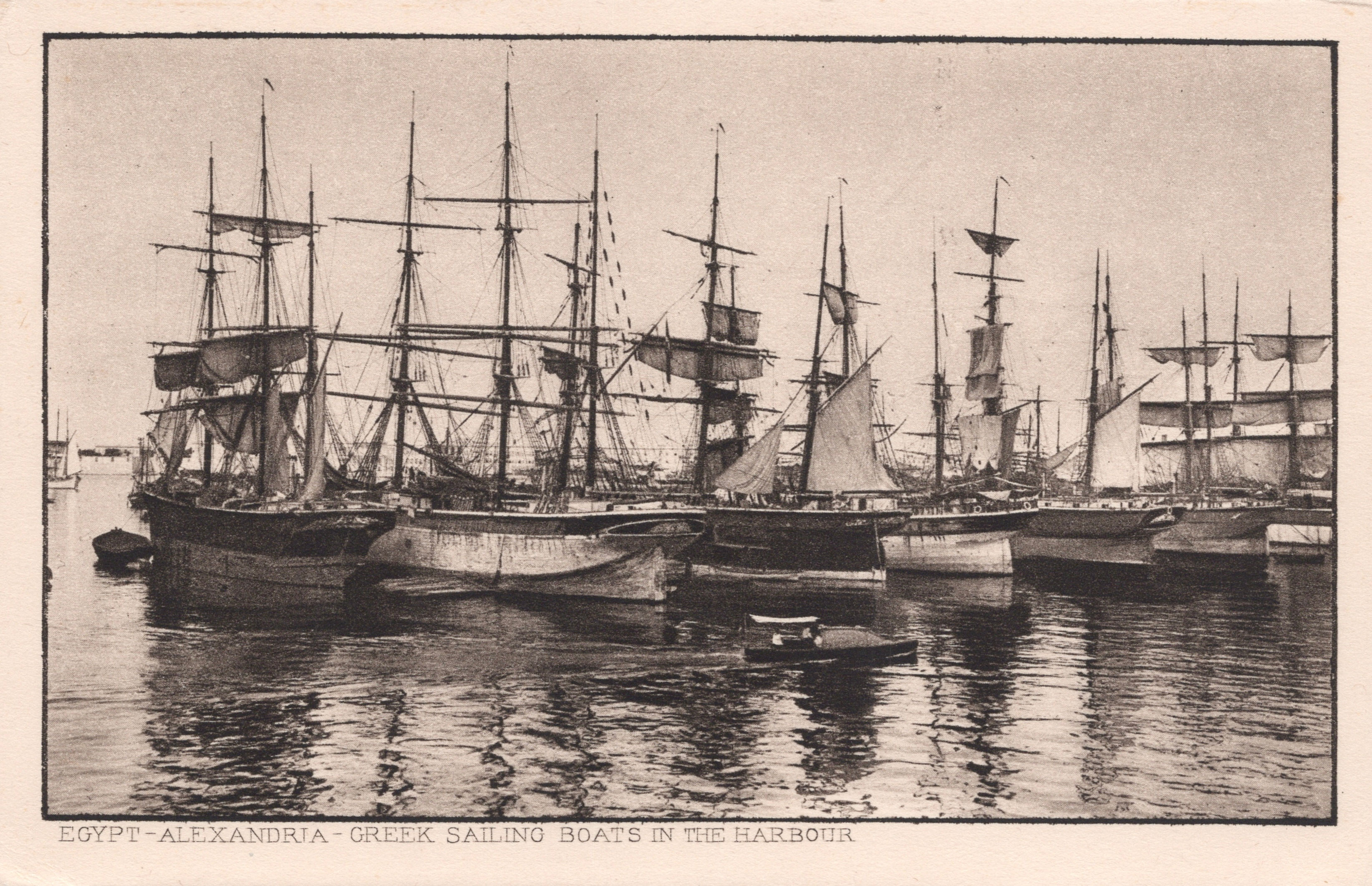 PC02 PC02176 – Greek Sailing Boats, Alexandria Harbour, Egyp