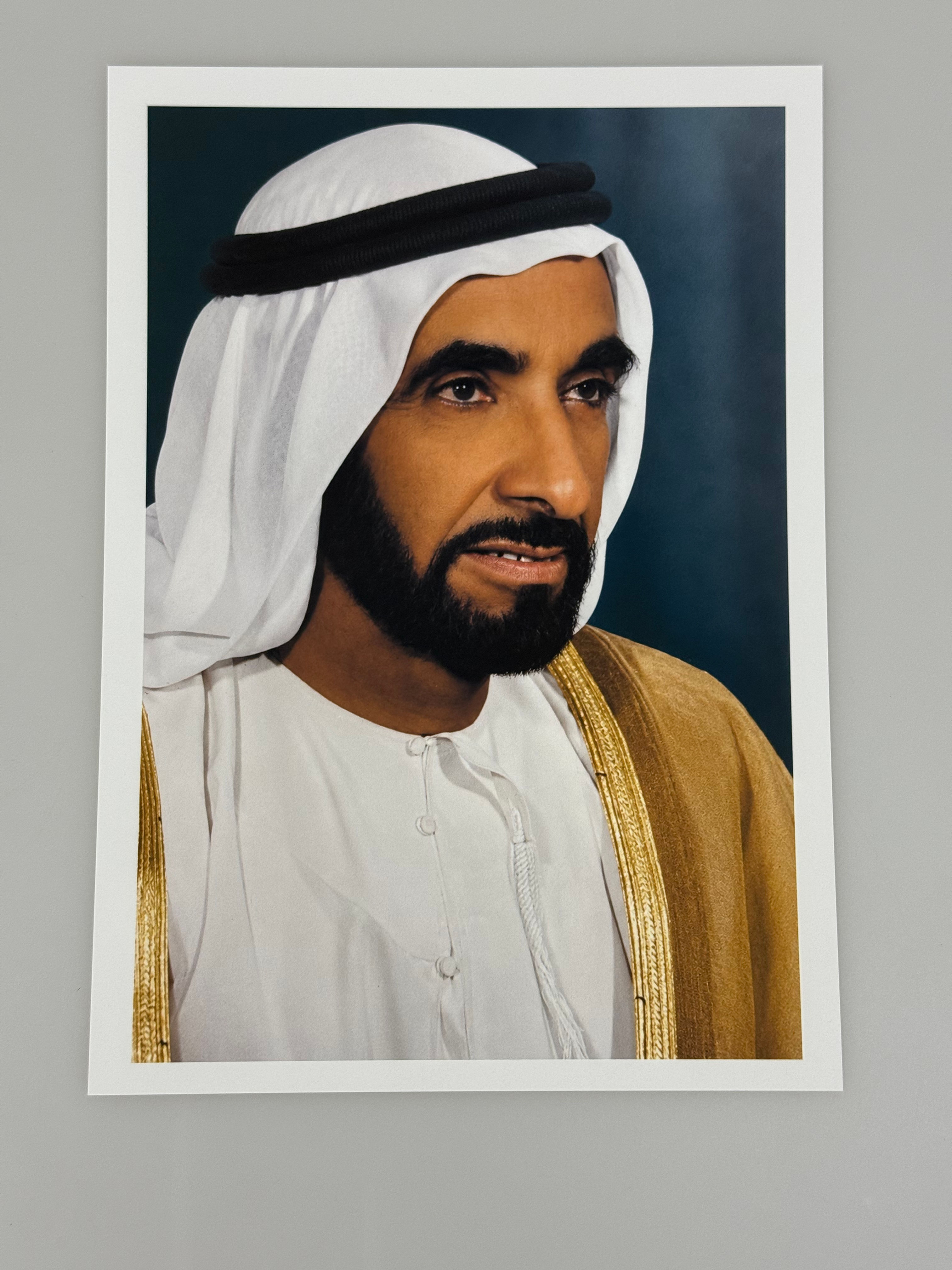 A4 High quality print Sheikh Zayed