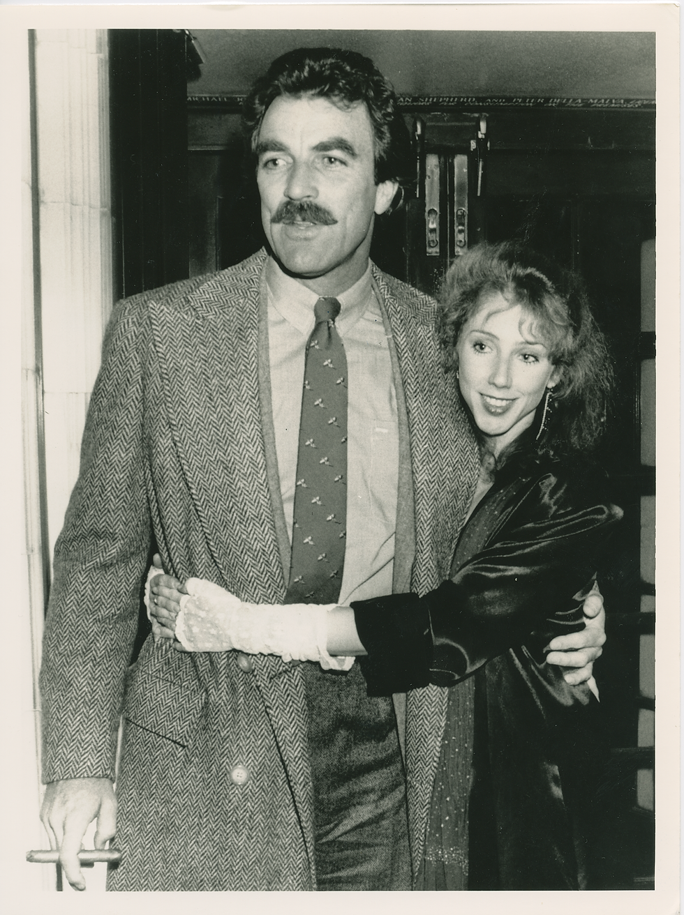 A03 A0308 – Tom Selleck and Jilly Mack in London, 1988