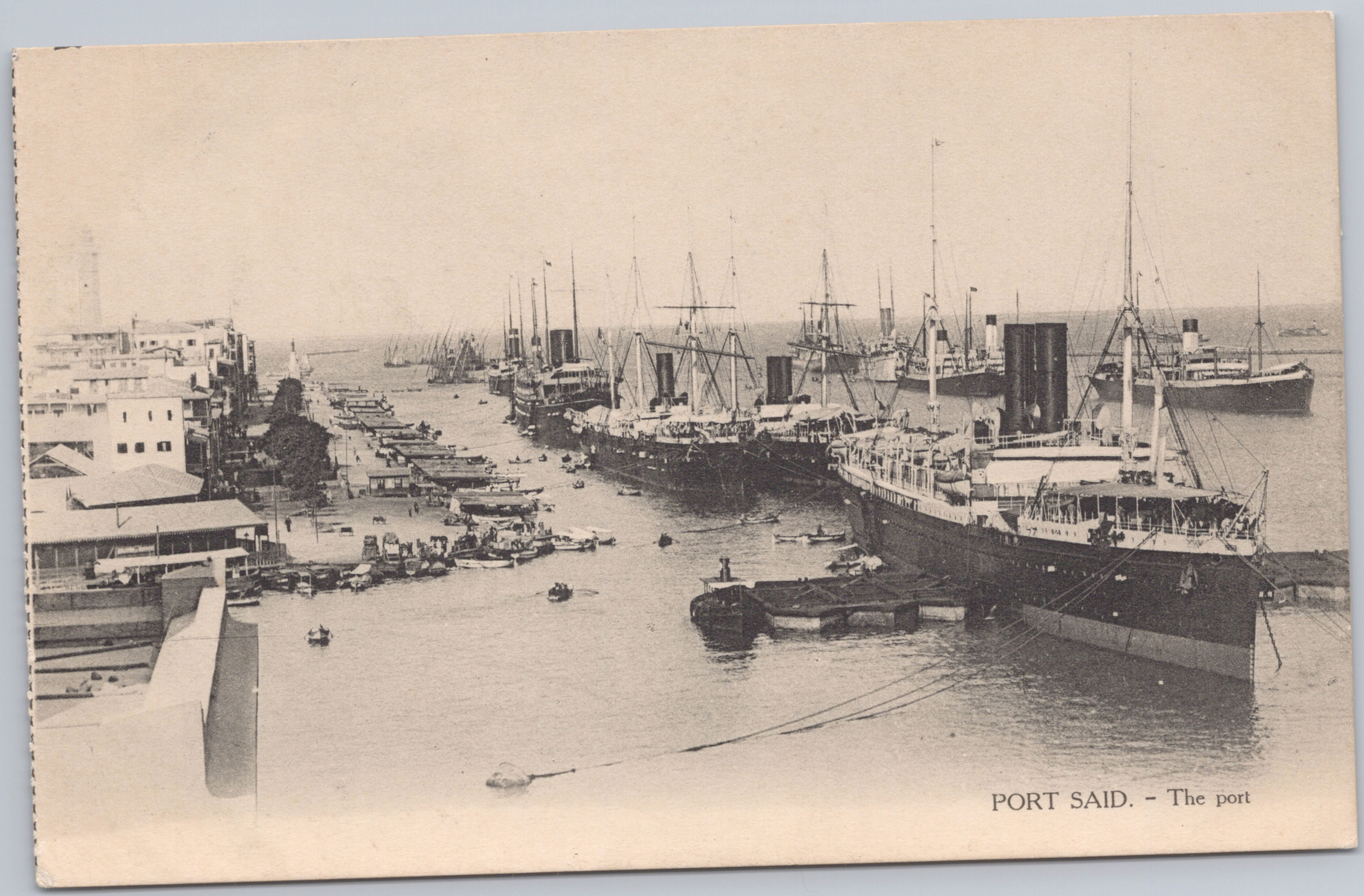 PC02 PC02021 – Port Said Egypt, View of the Harbor