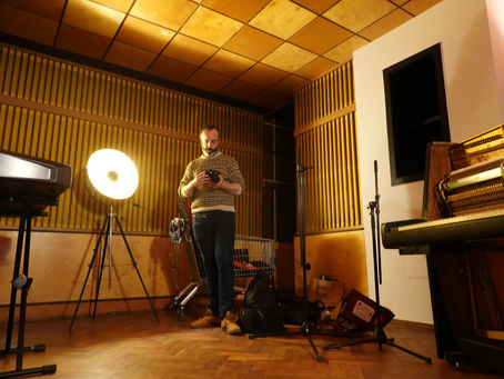 shooting the studio session - some behind the scenes stories