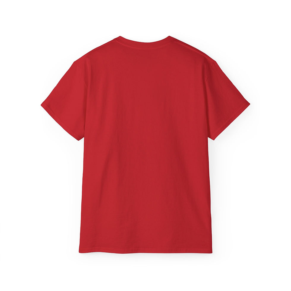 Thumbnail: HR Jawn white on red tshirt for sale