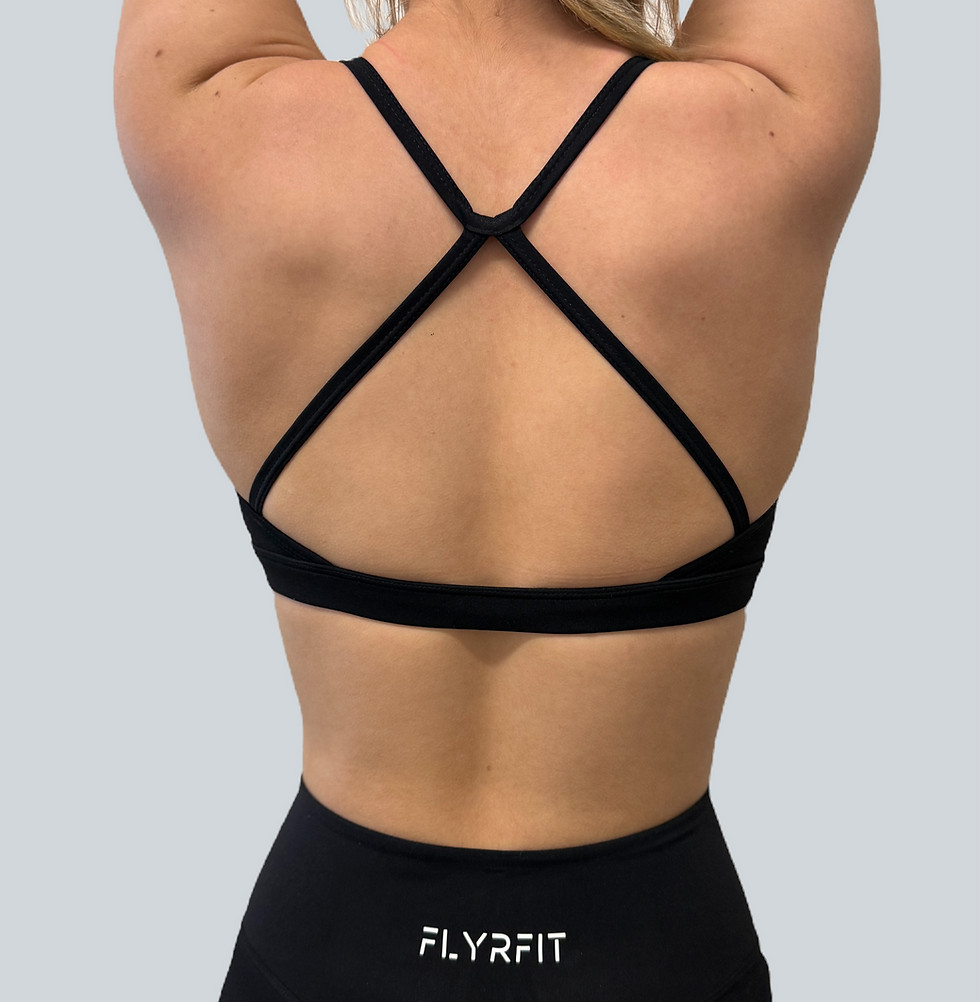 Thumbnail: Luxe Sculpt Crop - Black