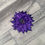 Thumbnail: Purple Satin Corsage Brooch