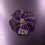 Thumbnail:  Bling Single African Violet Brooch 