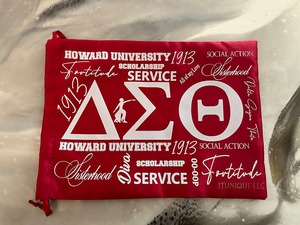 Thumbnail: Delta Sigma Theta Shoe Bag