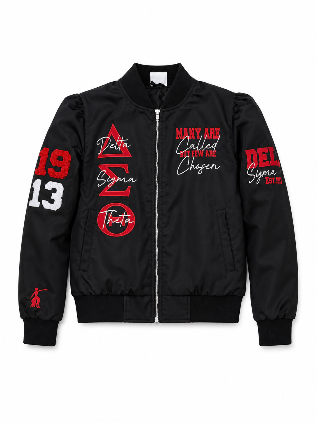 Puff Sleeve Bomber Jacket