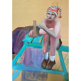 El cumple
2021
óleo sobre tela
100 x 70 cm