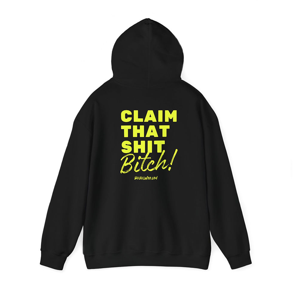 Thumbnail: Claim That Shit, Bitch!™ Pride Hoodie