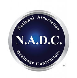 A large round logo on a white back image with National Association of Drainage Contractors (N.A.D.C) printed on it. NADC are the UK’s leading association representing the interests of sewage and drainage operatives, we provide qualifications, guidance and support for our members.