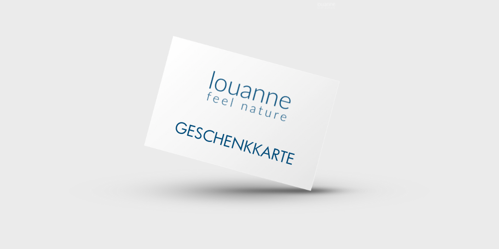louanne Geschenkkarte für unseren online shop jetzt einlösen