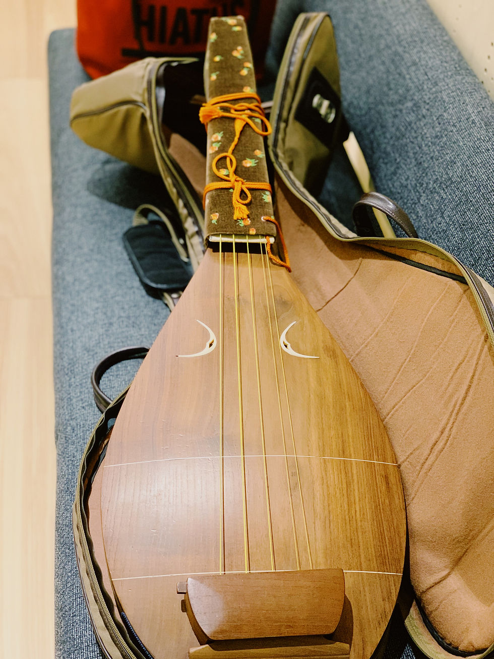 Learning how to Play Three Japanese Traditional Instruments Koto