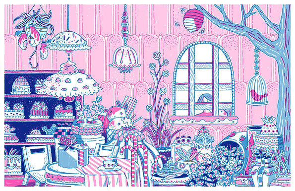 Candy House |Mixed Media