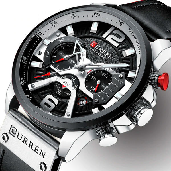 Miniatura: Reloj Curren Análogo Bolt Negro