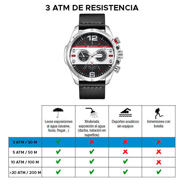 Miniatura: Reloj Curren Análogo Randor Negro