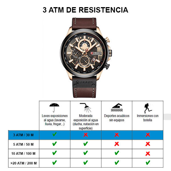 Miniatura: Reloj Curren Análogo Horatio Cafe