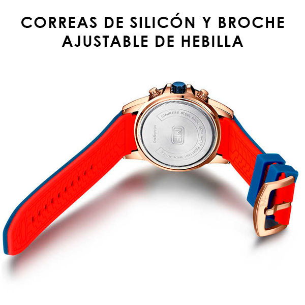 Miniatura: Reloj Análogo Stole Azul Marino