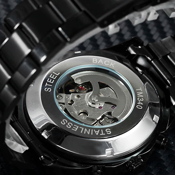 Miniatura: Reloj de Cuerda Skull Negro