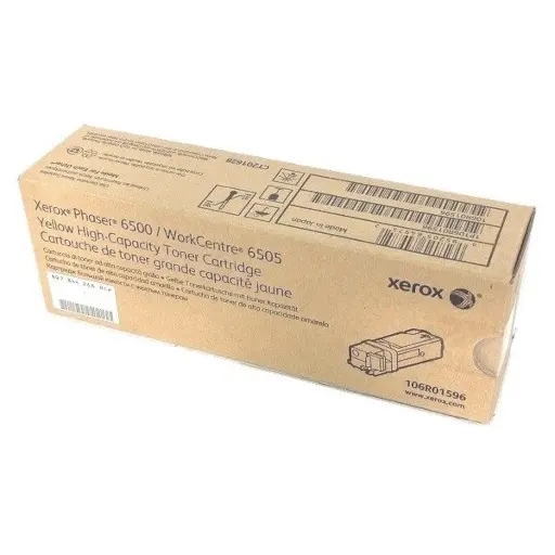 Cartucho de tóner amarillo Xerox 106R01596 Phaser 6500
