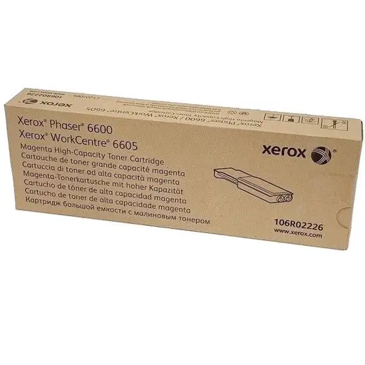 Cartucho de tóner magenta 106R2226 para Xerox Phaser 6600