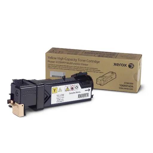Cartucho de tóner amarillo de alto rendimiento Xerox Phaser 6128 (106R1454)