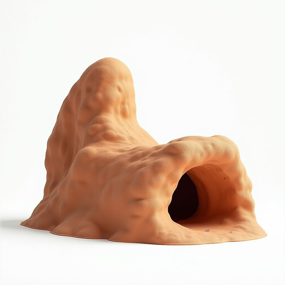 Sunbaked Rock Formation