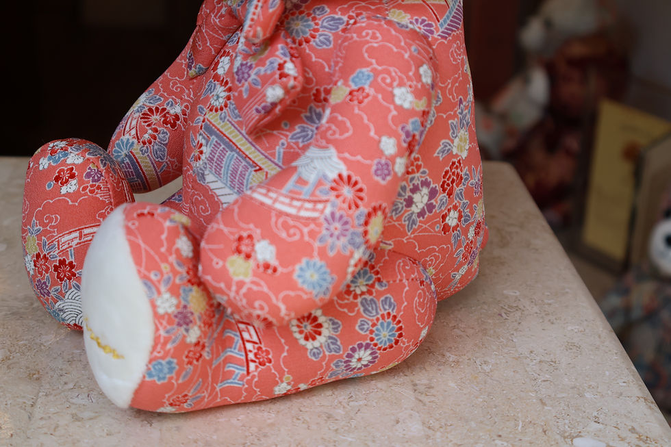 Thumbnail: 107 KIKU Kimono Bear (middle)