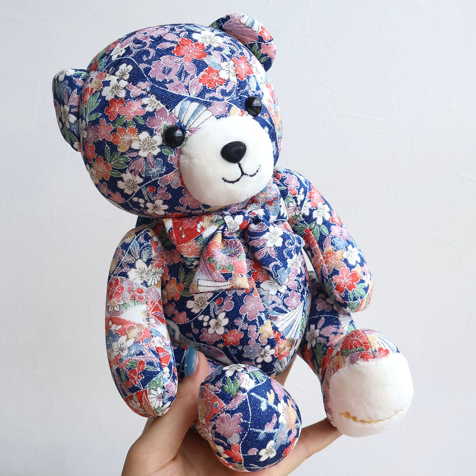 Thumbnail: 015 SAKURA Kimono Bear (middle)
