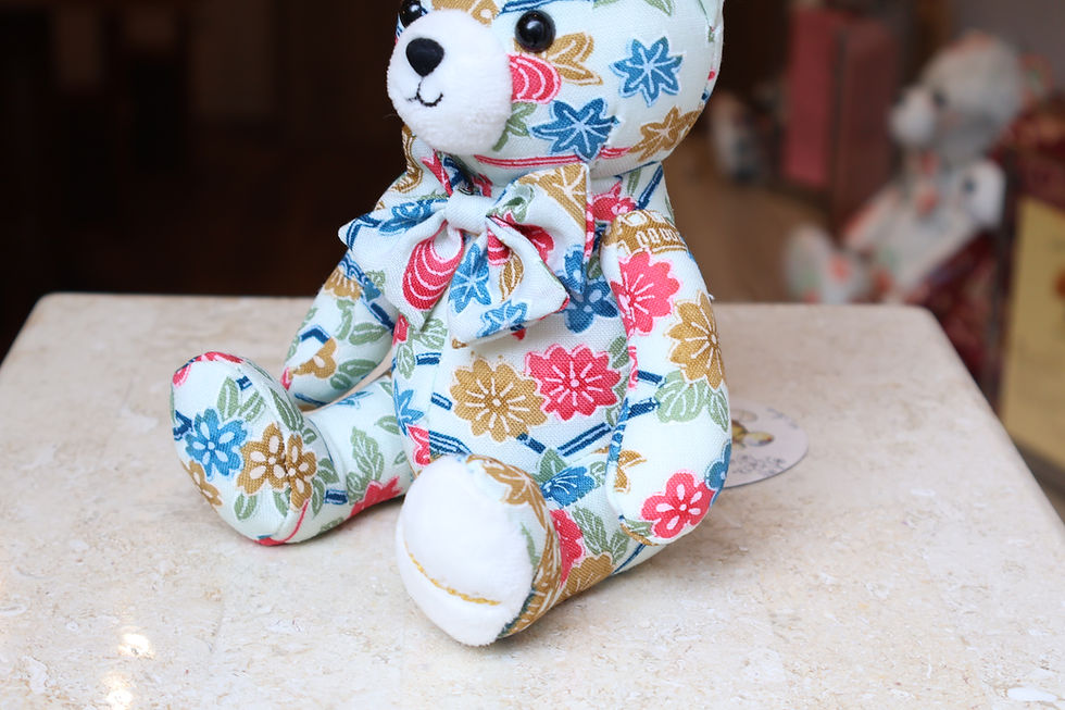 Thumbnail: 149 Sakura & Kiku  Kimono Bear (small)