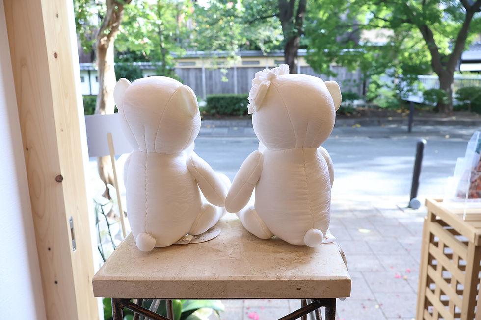 Thumbnail: [ Mimirin Premium collection01] Wedding Kimono Bear Set (Middle)
