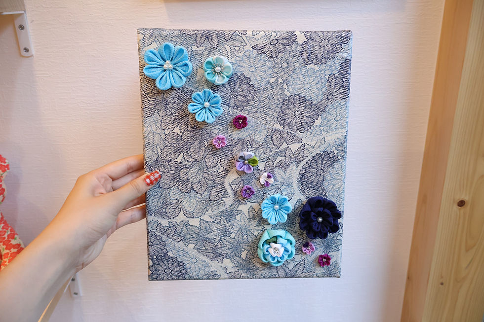 Thumbnail: Kimono Flower Wall Art 008