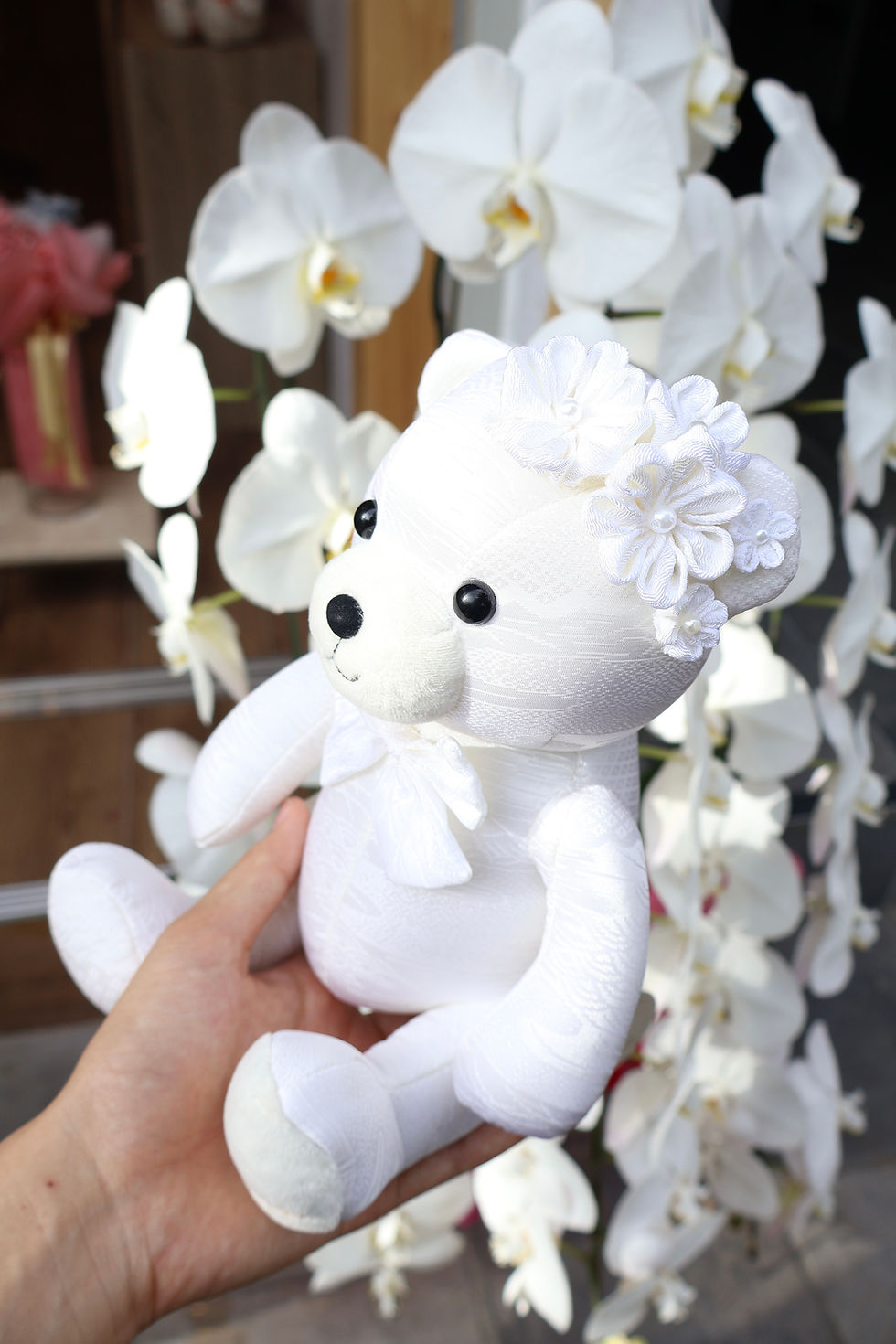 Thumbnail: [ Mimirin Premium collection01] Wedding Kimono Bear Set (Middle)