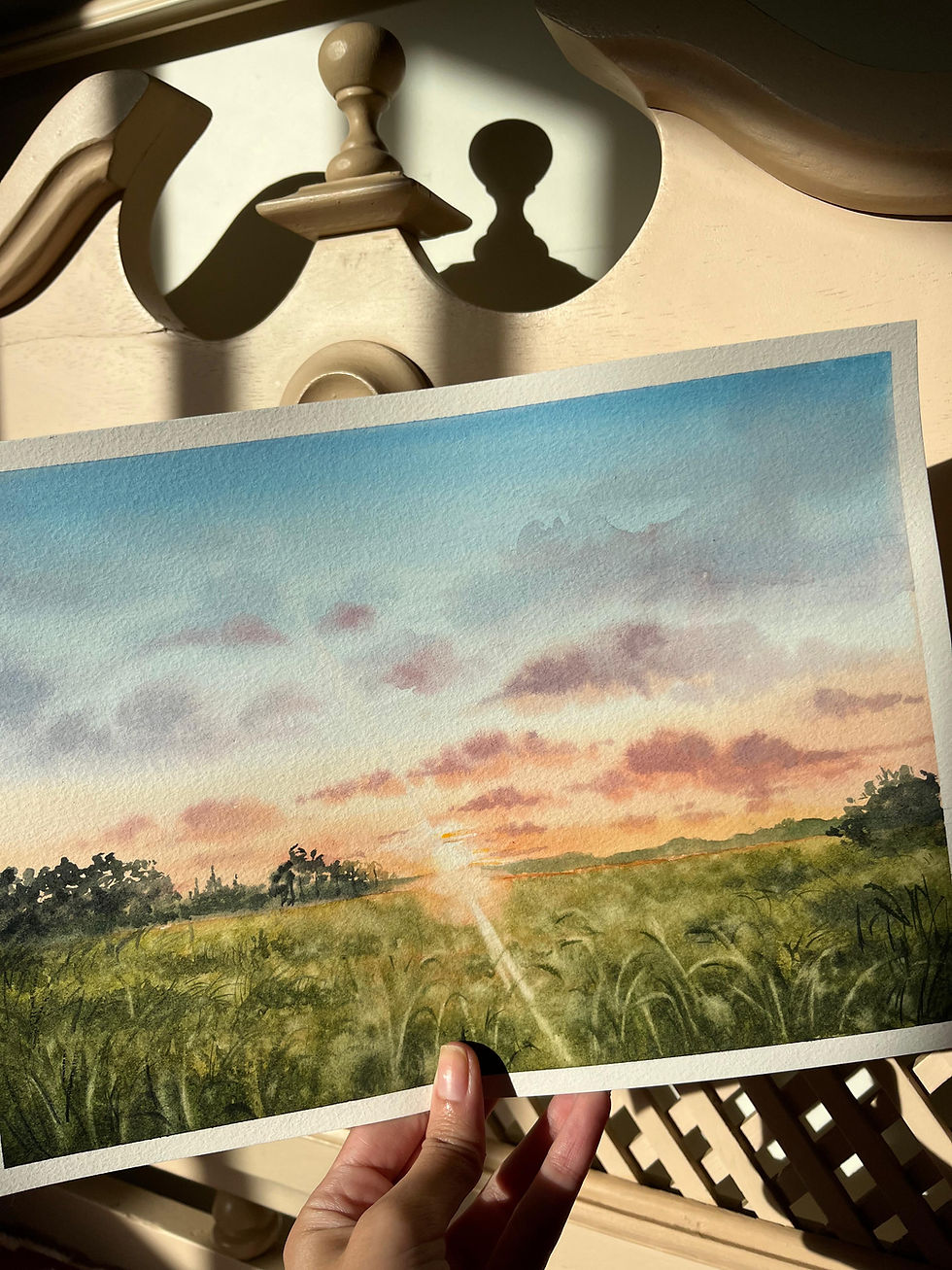 Workshop de Aquarela — Céus e Pôr do Sol