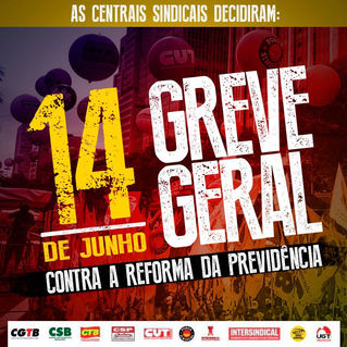 Nota sobre greve do dia 14 de junho