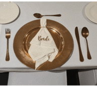rose gold cutlery sets hire ultimatelegance wedding event party decor decorations
