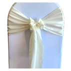 ivory chair sashes runners hire ipswich qld ultimatelegance wedding event party decor decorations