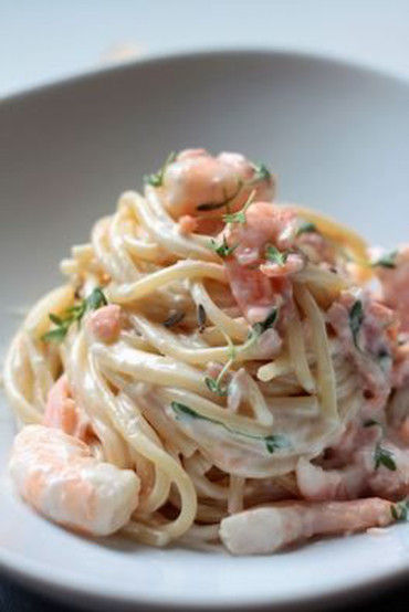 Receita Fashion: Macarrão ao Limone com Camarão do restaurante SPOT.