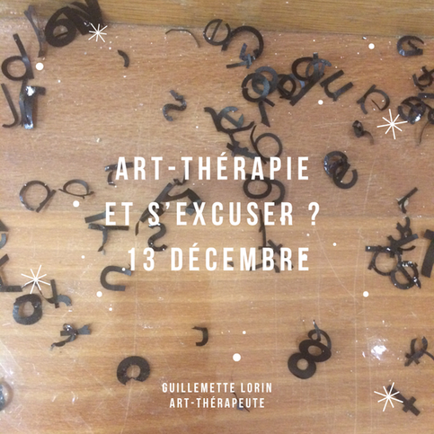 Art-thérapie et s’excuser ?