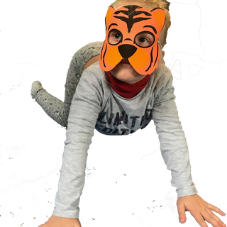 Tiger Pose Froggy Yoga Kids
