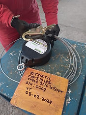 inspección visual a retráctil