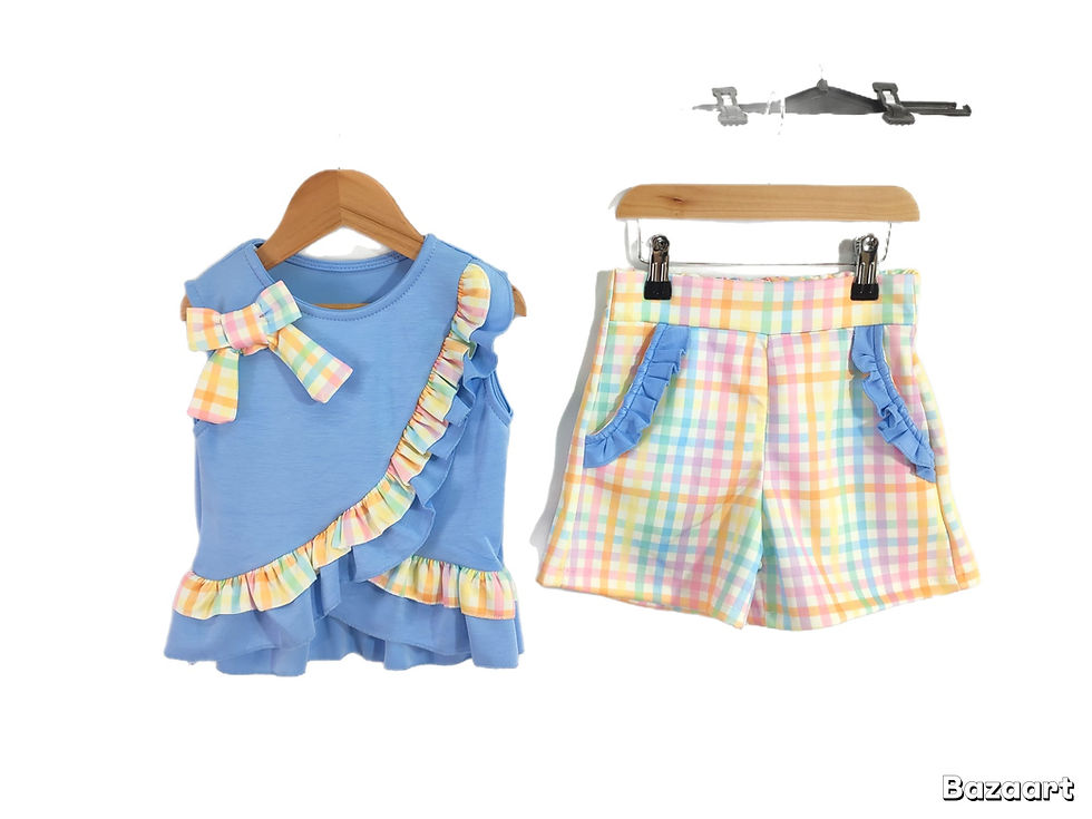 Thumbnail: CONNIE Check  Set for Girls 